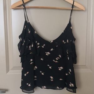 Zara cold shoulder top